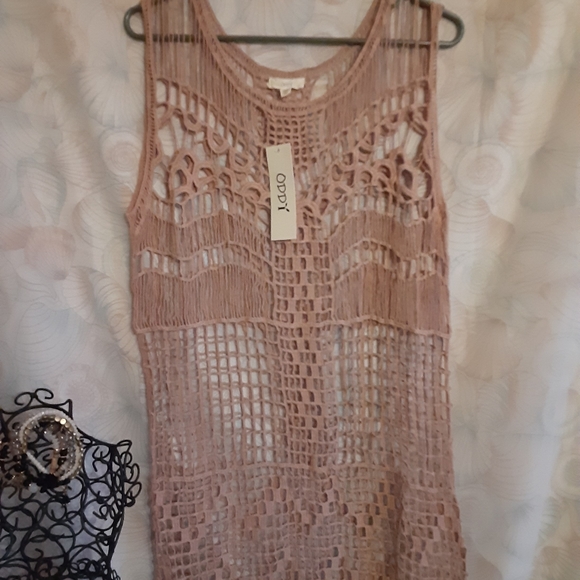 Sheer Lace Crochet Tunic - Picture 10 of 11